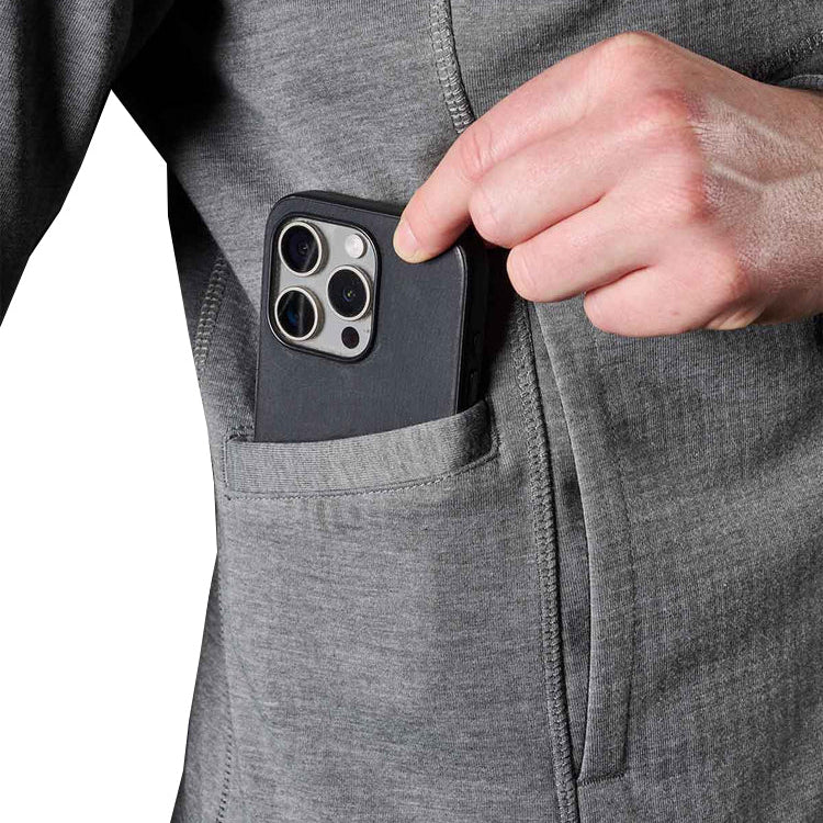 FXD Womens WF-3W 3 Layer Bonded Membrane Fleece Hoodie (FX12404101) Charcoal Marle [SD]