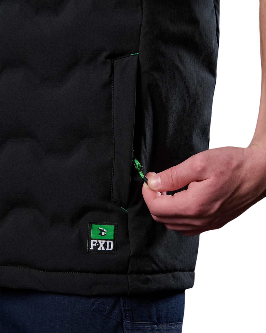 FXD Mens WO-6 Puffer Vest (FX02407005) Black