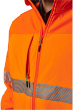 FXD Mens WO-3T Softshell Taped Jacket (FX02407006) Orange [SD]