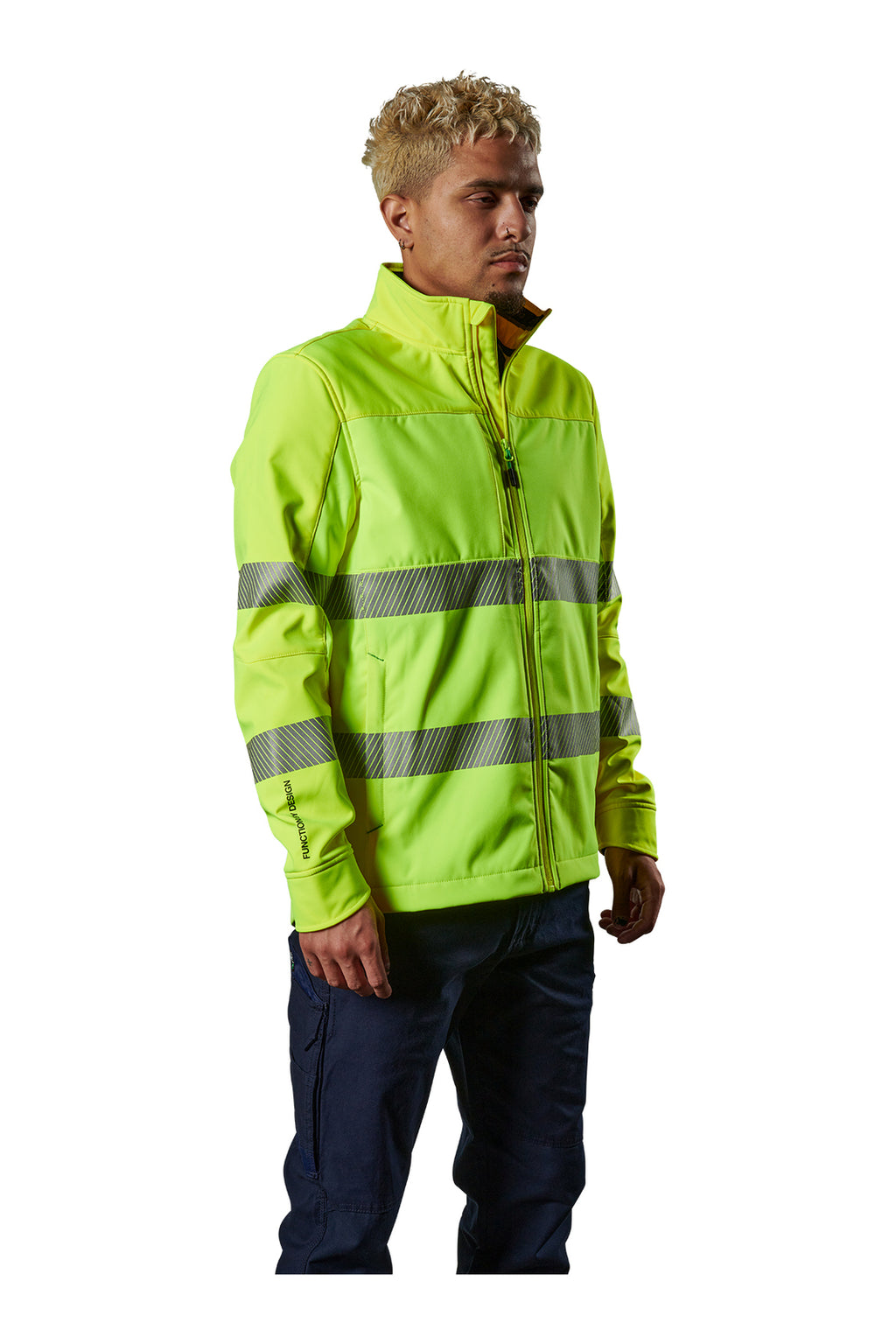 FXD Mens WO-3T Softshell Taped Jacket (FX02407006) Yellow [SD]