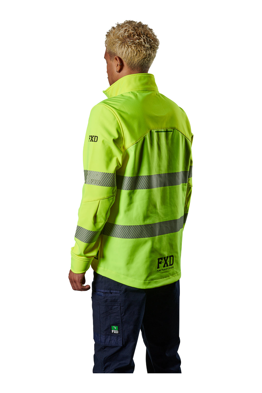 FXD Mens WO-3T Softshell Taped Jacket (FX02407006) Yellow [SD]