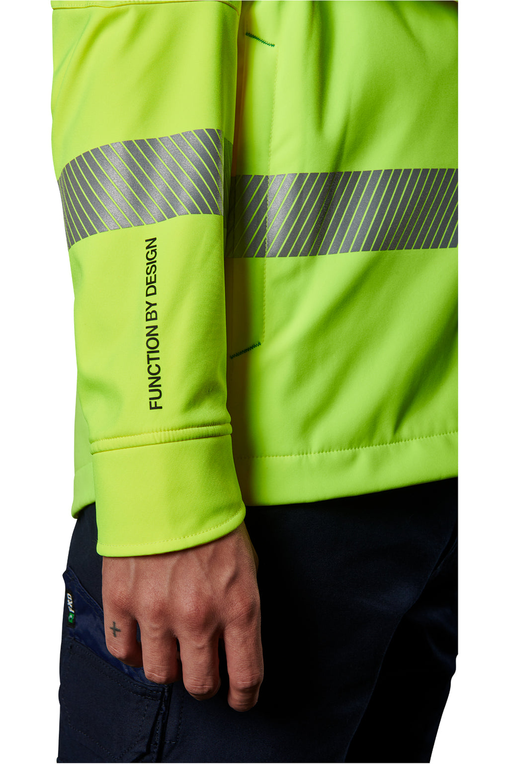 FXD Mens WO-3T Softshell Taped Jacket (FX02407006) Yellow [SD]
