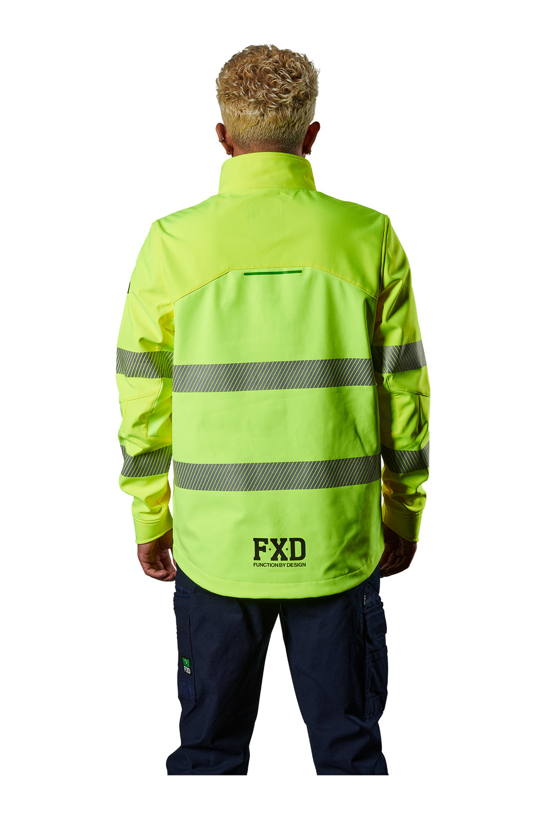 FXD Mens WO-3T Softshell Taped Jacket (FX02407006) Yellow [SD]