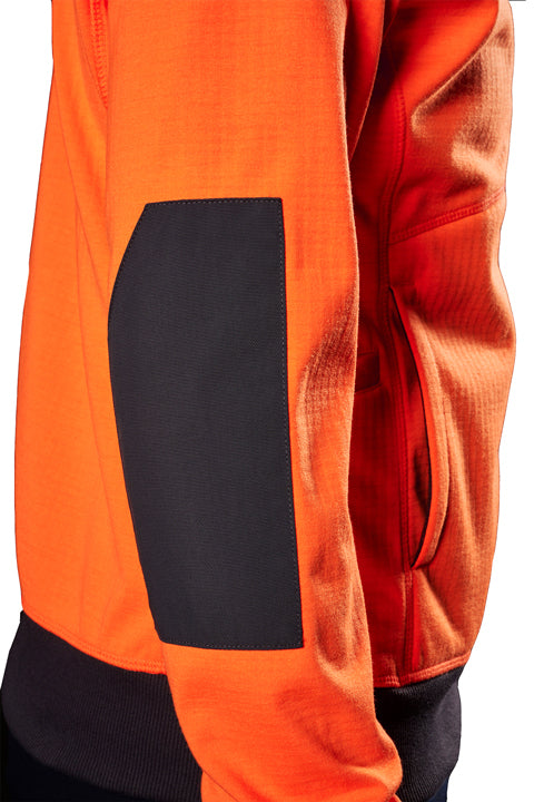 FXD Womens WF-3W 3 Layer Bonded Membrane Fleece Hoodie (FX12404101) Orange [SD]
