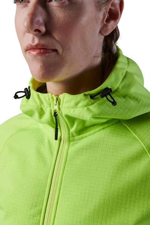 FXD Womens WF-3W 3 Layer Bonded Membrane Fleece Hoodie (FX12404101) Yellow [SD]