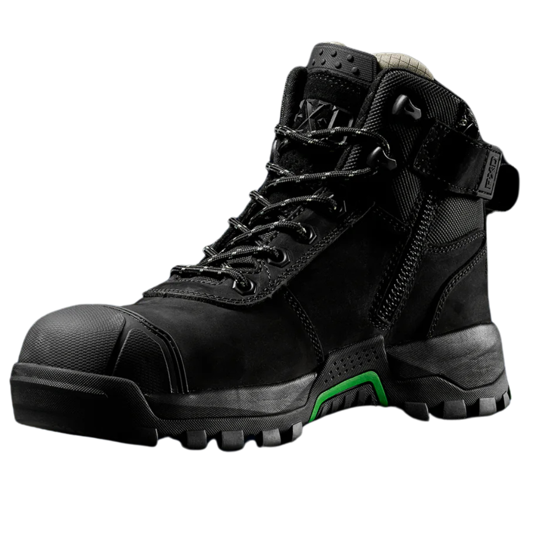 FXD Womens WB-2W Mid Cut Work Boots (FXWB2W) Black