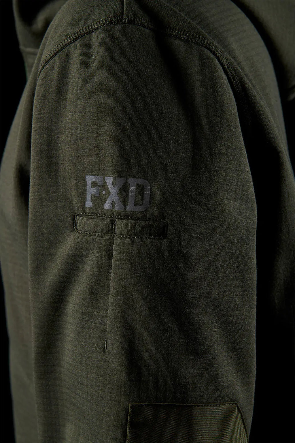 FXD Mens WF-3 Zip Through Hoodie (FX02403500) Green
