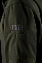 FXD Mens WF-3 Zip Through Hoodie (FX02403500) Green