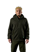 FXD Mens WF-3 Zip Through Hoodie (FX02403500) Green