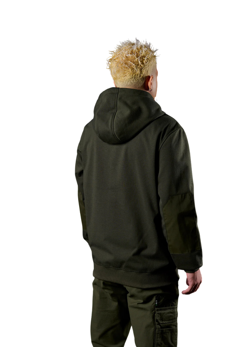 FXD Mens WF-3 Zip Through Hoodie (FX02403500) Green