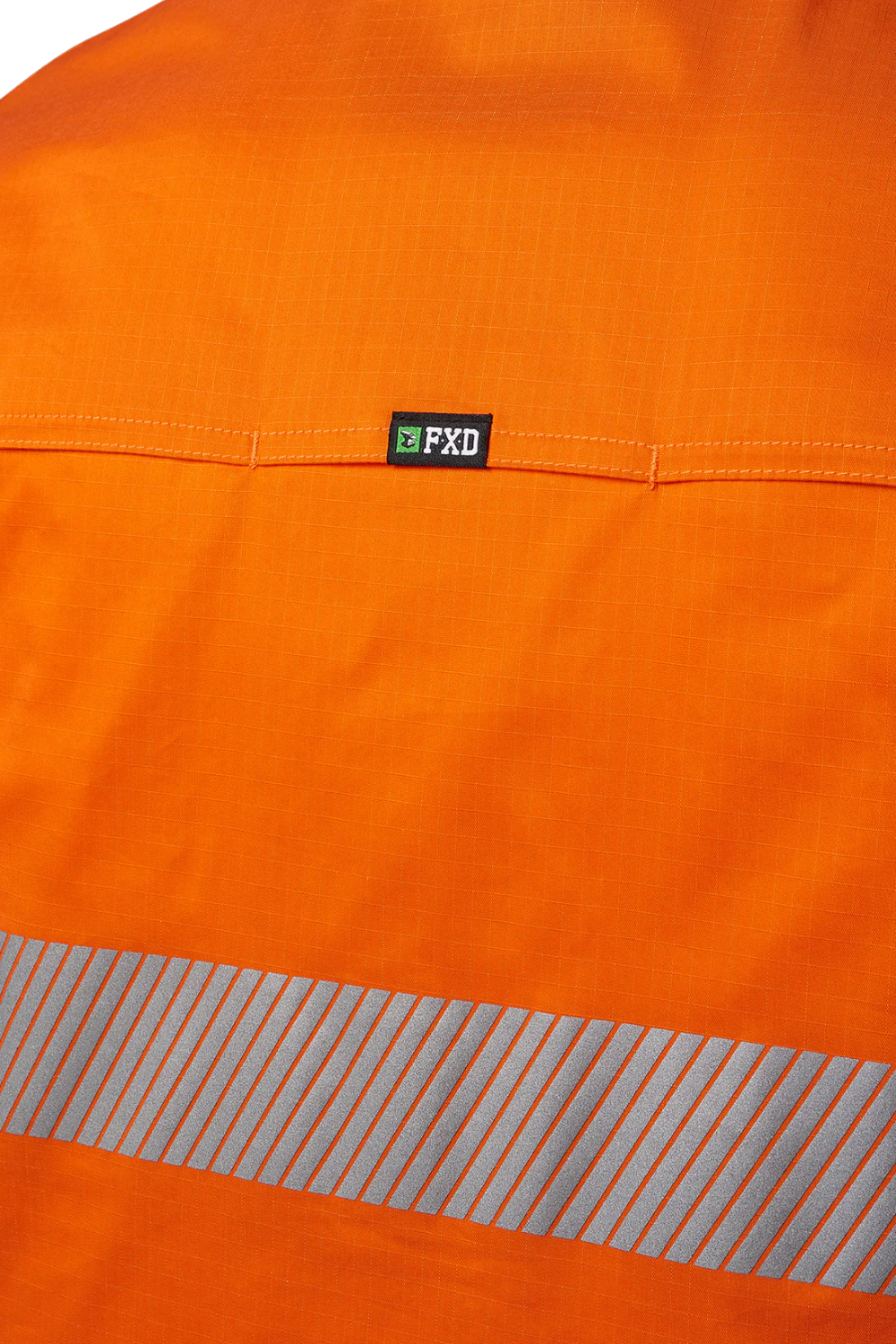 FXD Mens LSH-2T Hi Vis L/S Workshirt (FX02404003) Orange [SD]