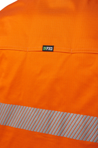 FXD Mens LSH-2T Hi Vis L/S Workshirt (FX02404003) Orange [SD]
