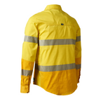 FXD Mens LSH-2T Hi Vis L/S Workshirt (FX02404003) Yellow [SD]