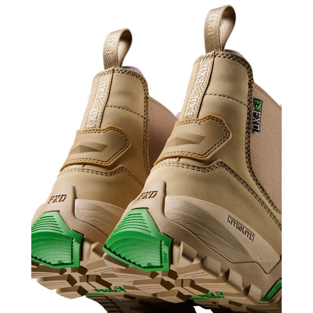 FXD Womens WB-4W Slip On Work Boots (FXWB4W) Clay