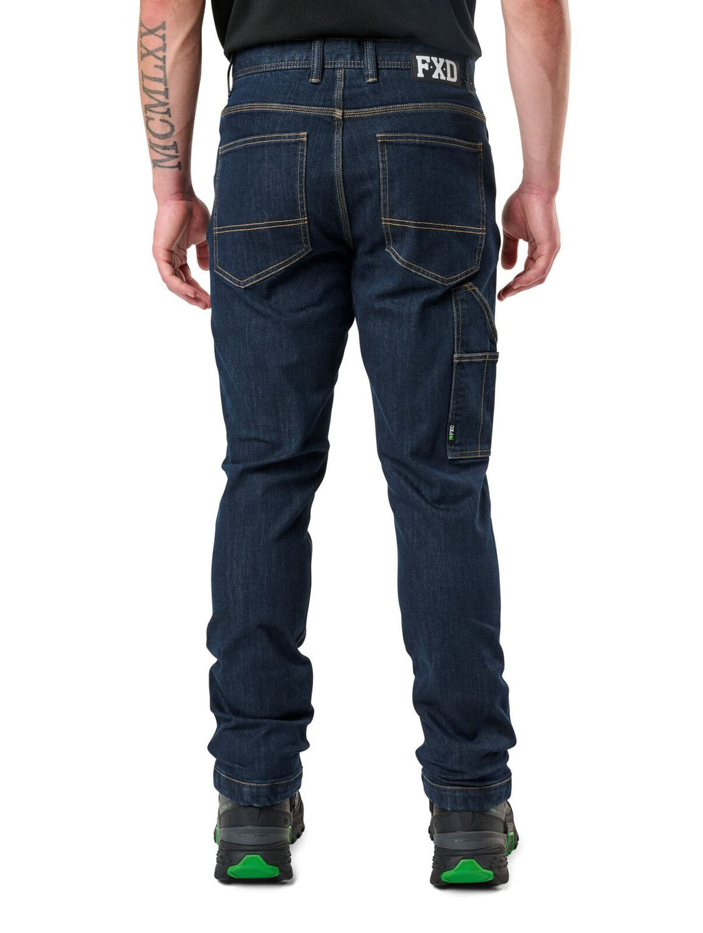 FXD Mens WD-4 Coolmax Stretch Denim Work Pants (FX02406023) Dark Blue