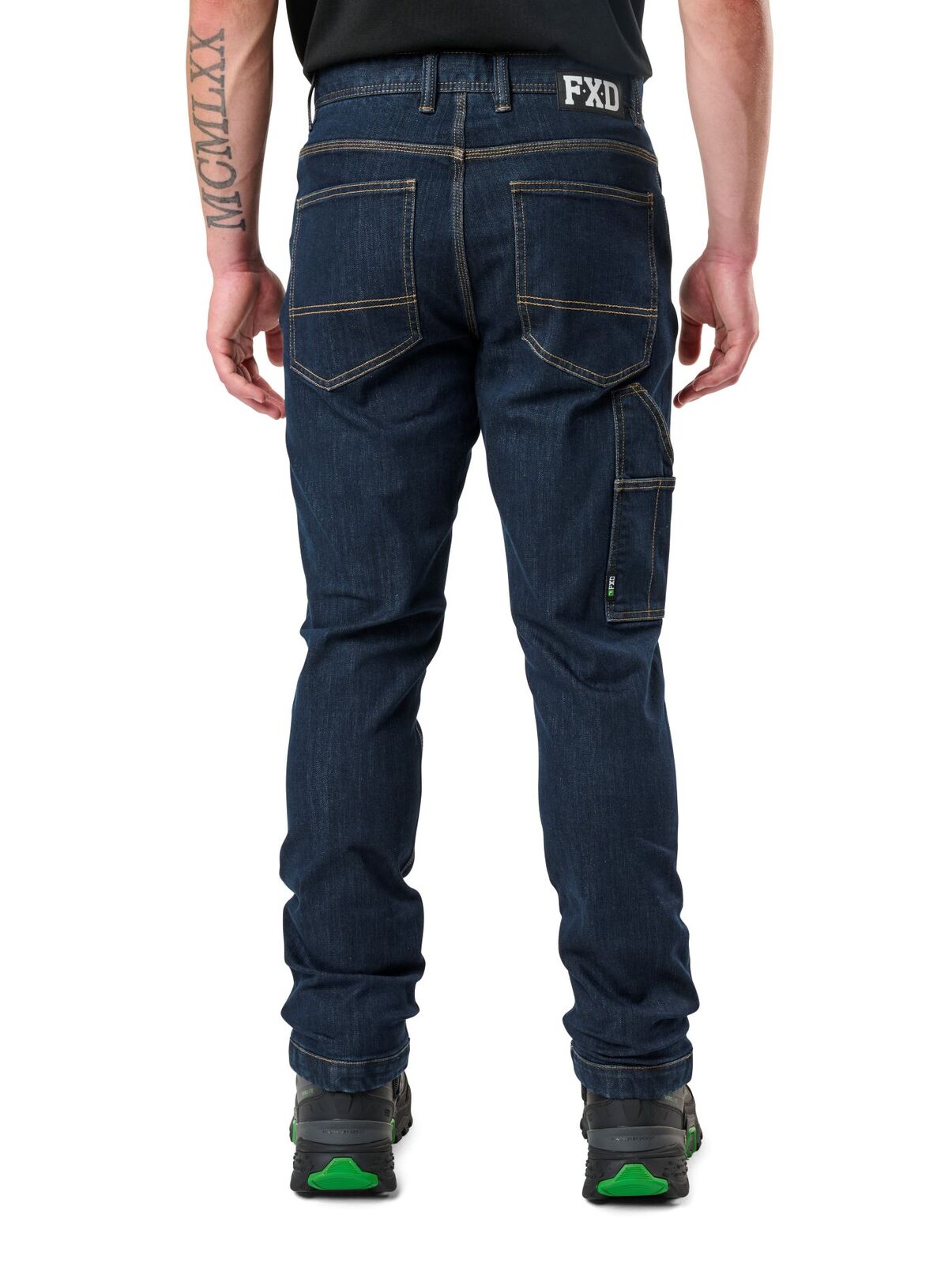 FXD Mens WD-4 Coolmax Stretch Denim Work Pants (FX02406023) Dark Blue