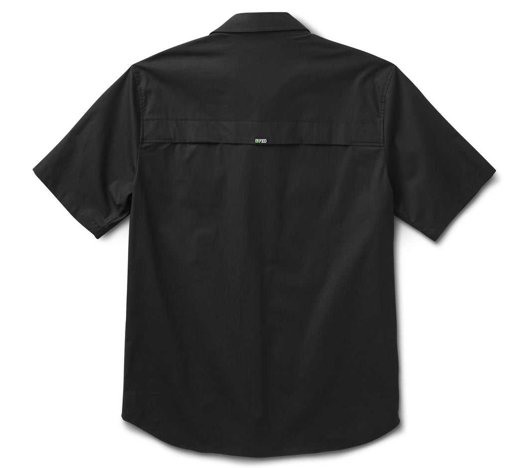 FXD Mens SSH-3 Vented Tech S/S Work Shirt (FX02504002) Black