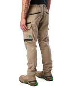 FXD Mens WP-12 Elastic Waist Stretch Ripstop Work Pants (FX02506026) Khaki