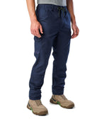 FXD Mens WP-12 Elastic Waist Stretch Ripstop Work Pants (FX02506026) Navy
