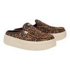 Hey Dude Womens Austin Lift Classic Slip On Shoes (41272-2GA) Brown Leopard