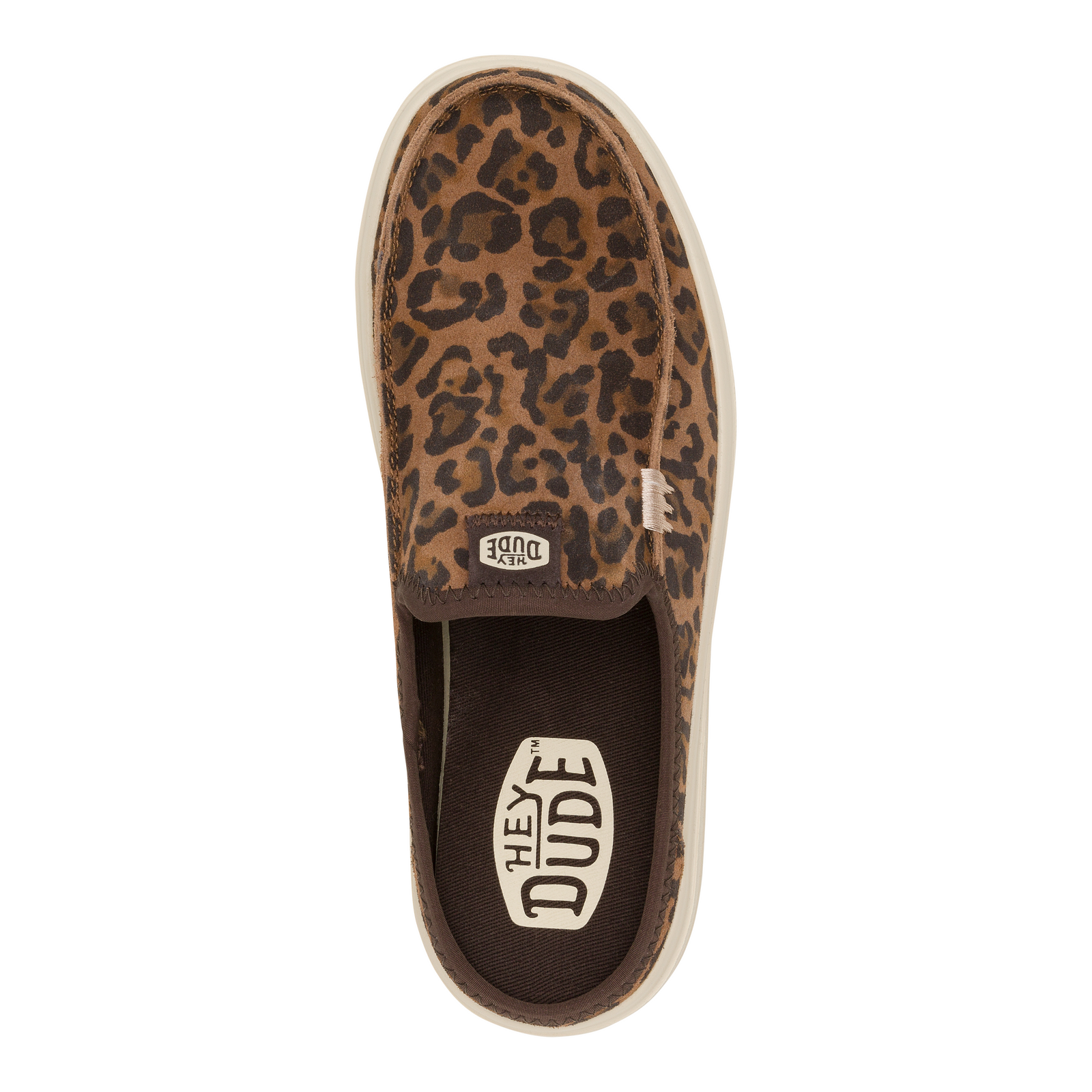 Hey Dude Womens Austin Lift Classic Slip On Shoes (41272-2GA) Brown Leopard