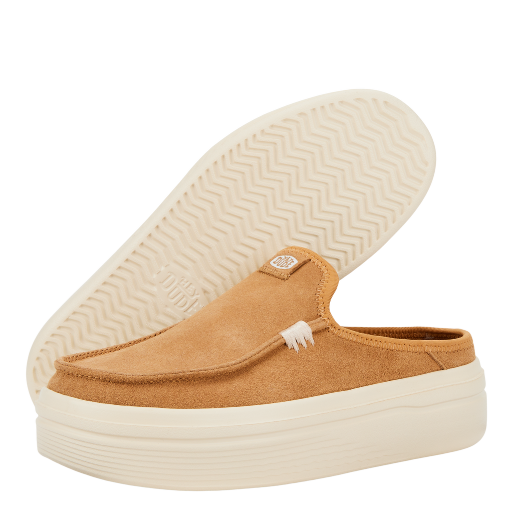 Hey Dude Womens Austin Lift Classic Slip On Shoes (41272-265) Tan