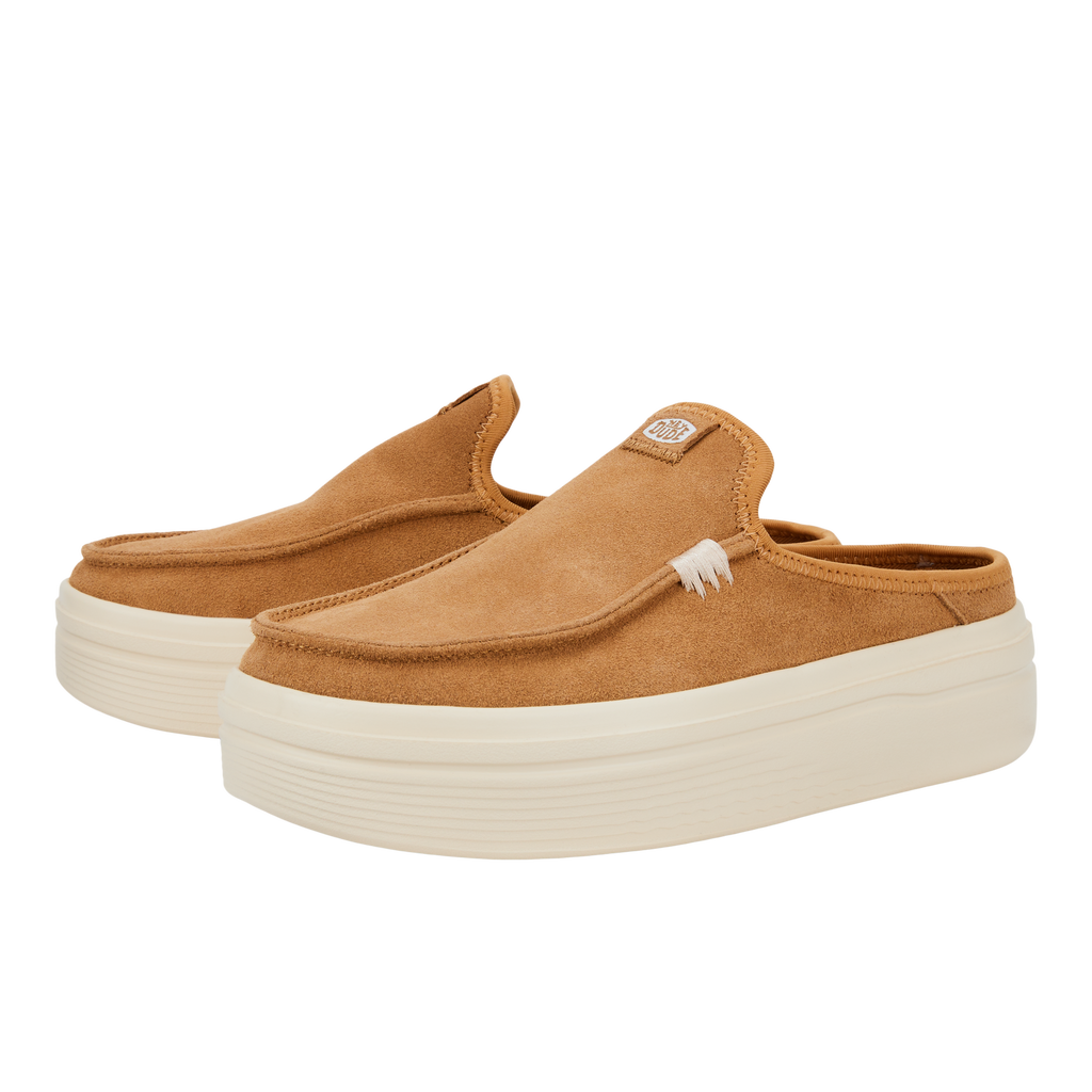 Hey Dude Womens Austin Lift Classic Slip On Shoes (41272-265) Tan