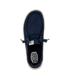 Hey Dude Womens Wendy Stretch Canvas Slip On Shoes (40902-410) Navy