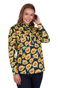 Hard Slog Womens Ally Half Button L/S Shirt (H5S2101123) Multi