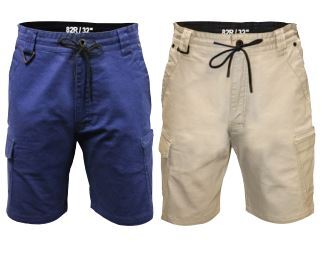 Mack Mens Alloy Stretch Cargo Shorts (MKALSH001 )  [GD]