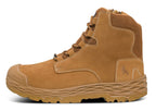 Mack Mens Force Zip-Up Safety Boots (MK0FORCEZ) Honey