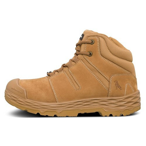 Mack Mens Shift Zip Up Safety Boots (MK0SHIFTZ) Honey