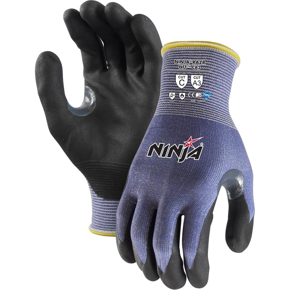 Mack Ninja Razr NFT CA3 Gloves (NIMAXIMC5BL) Blue