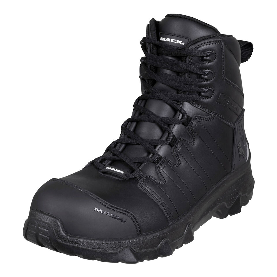 Mack Mens Octane 2.0 Zip Safety Boots (MKOCTAN2ZBBF) Black | Allingtons
