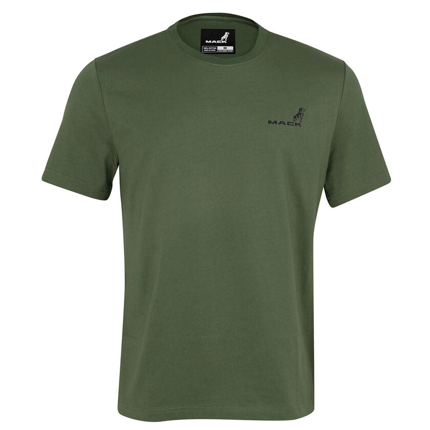 Mack Mens Classic S/S Crew Neck Tee (MKSSTE001MI) Military Green