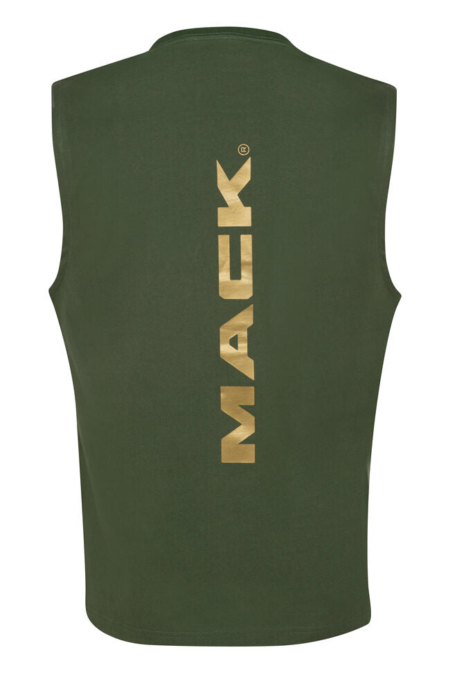 Mack Mens Muscle Tee (MKMSLT001MI) Military Green