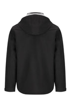 Mack Mens Recycled Polyester Soft Shell Hooded Jacket (MKJKSH002BB) Black