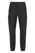 Mack Mens Elastic Waist Cuffed Pants (MKSTCP001BBR) Black