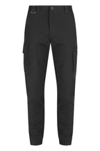Mack Mens Elastic Waist Cuffed Pants (MKSTCP001BBR) Black