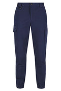 Mack Mens Elastic Waist Cuffed Pants (MKSTCP001NNR) Navy
