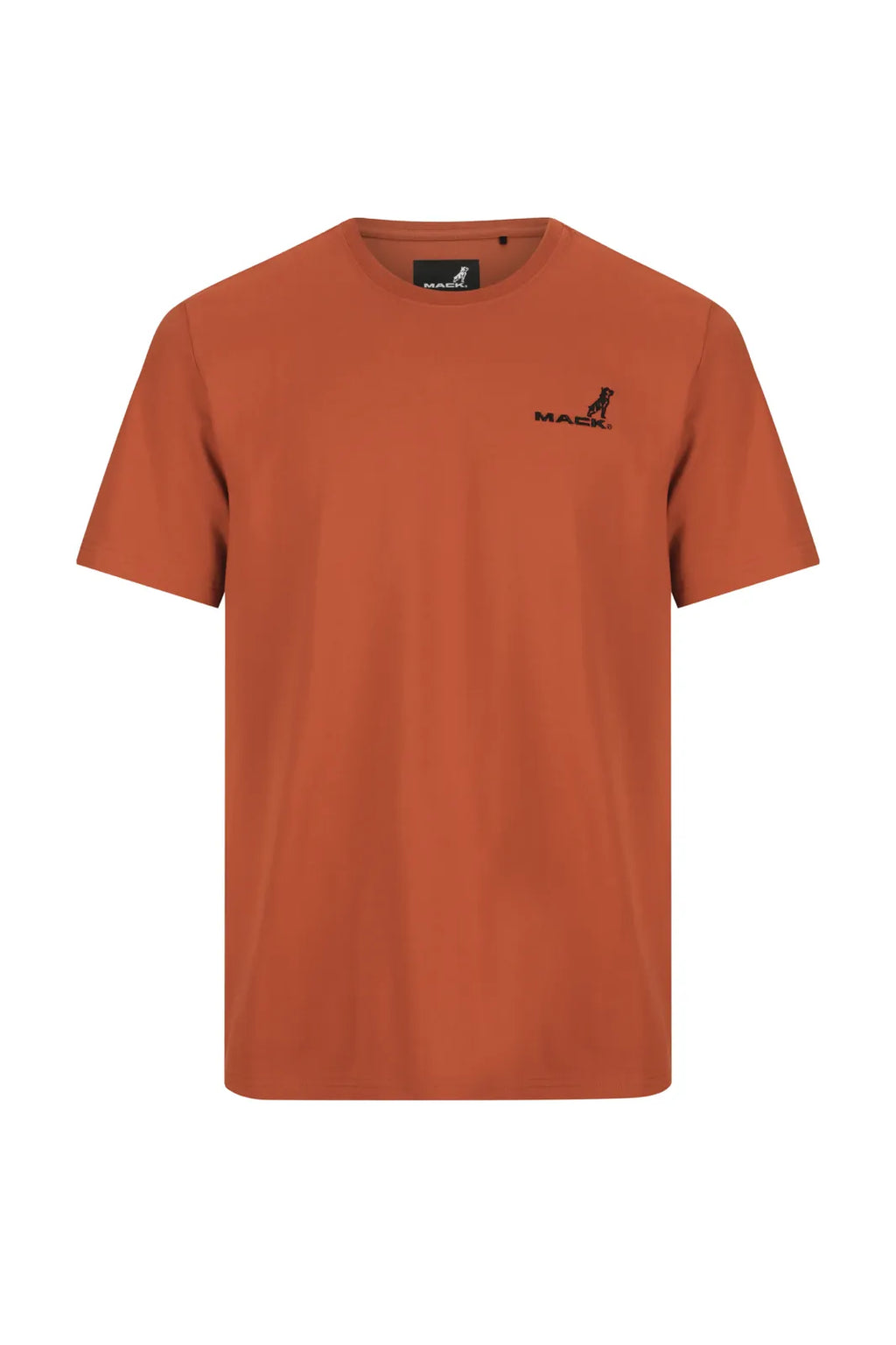 Mack Mens Classic Cotton Crew Neck S/S Tee (MKSSTE001R6R) Intense Rust