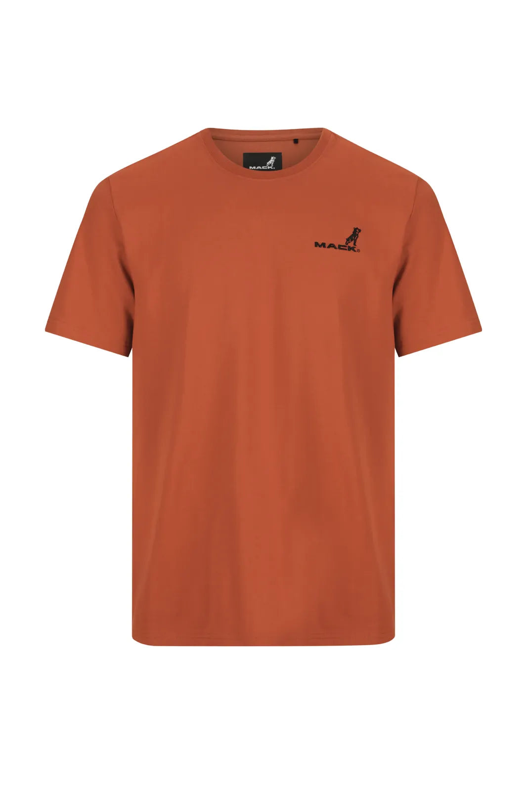 Mack Mens Classic Cotton Crew Neck S/S Tee (MKSSTE001R6R) Intense Rust