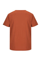Mack Mens Classic Cotton Crew Neck S/S Tee (MKSSTE001R6R) Intense Rust