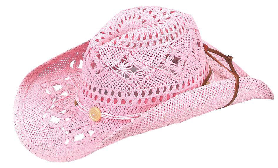 Jacaru Cowboy Hat with Button & Beads (1566)