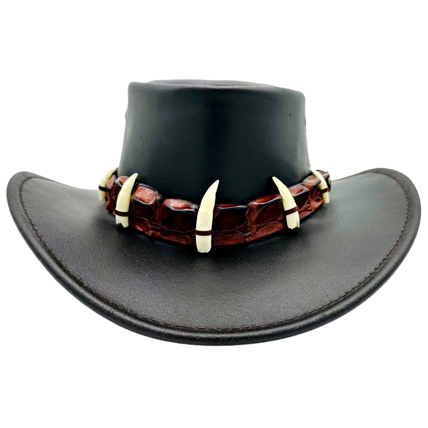 Jacaru Unisex Croc Hunter Hat (110) Brown
