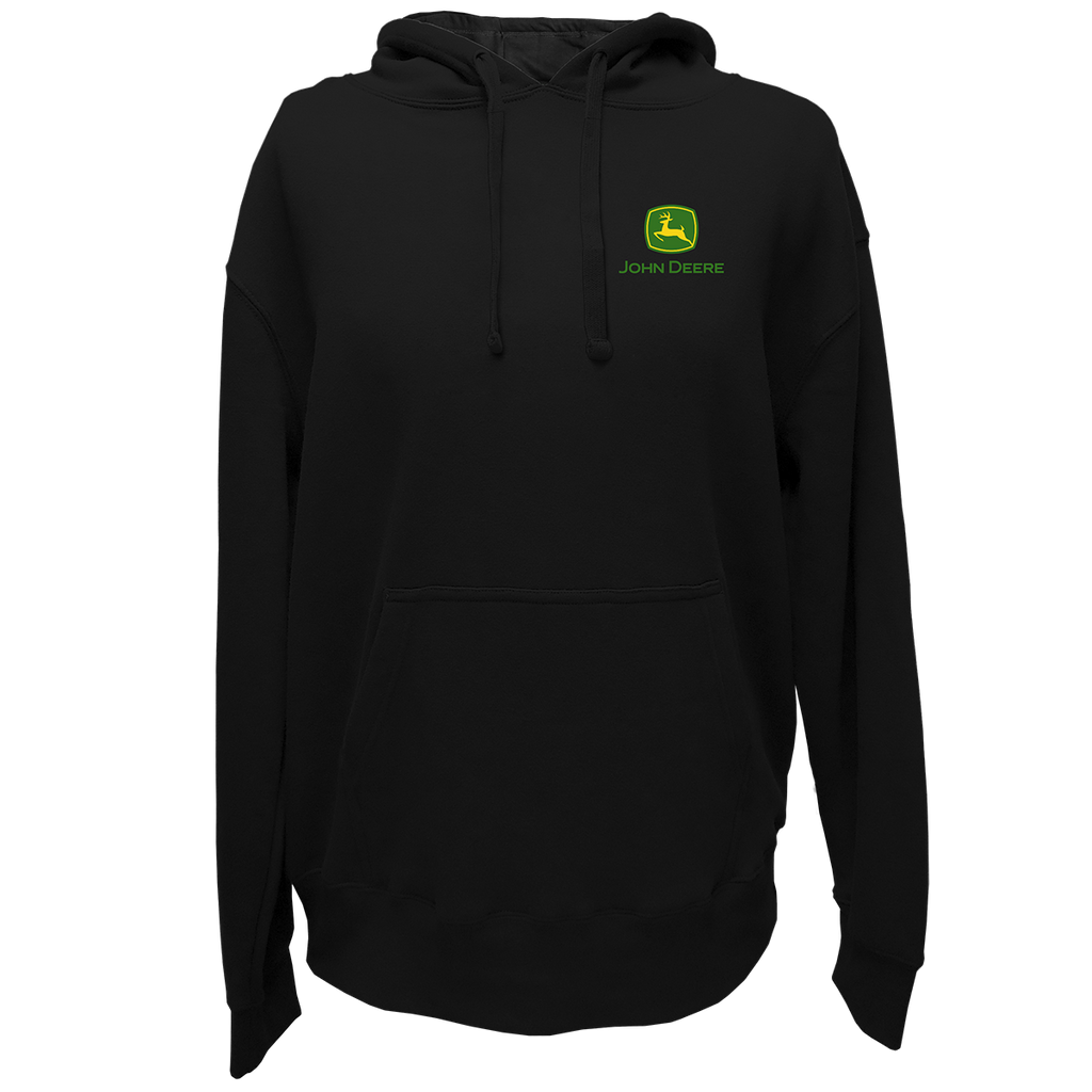John Deere Mens JD Logo Graphic Hoodie (13021701BK) Black 