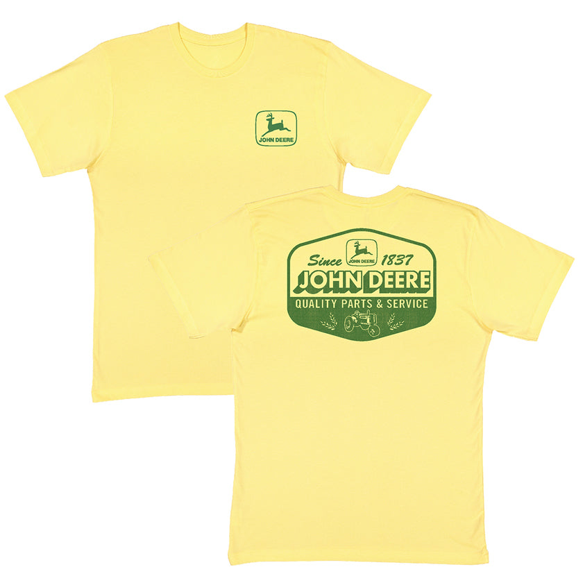 John Deere Mens JD Label/Sign Tee (13002223YW) Yellow 