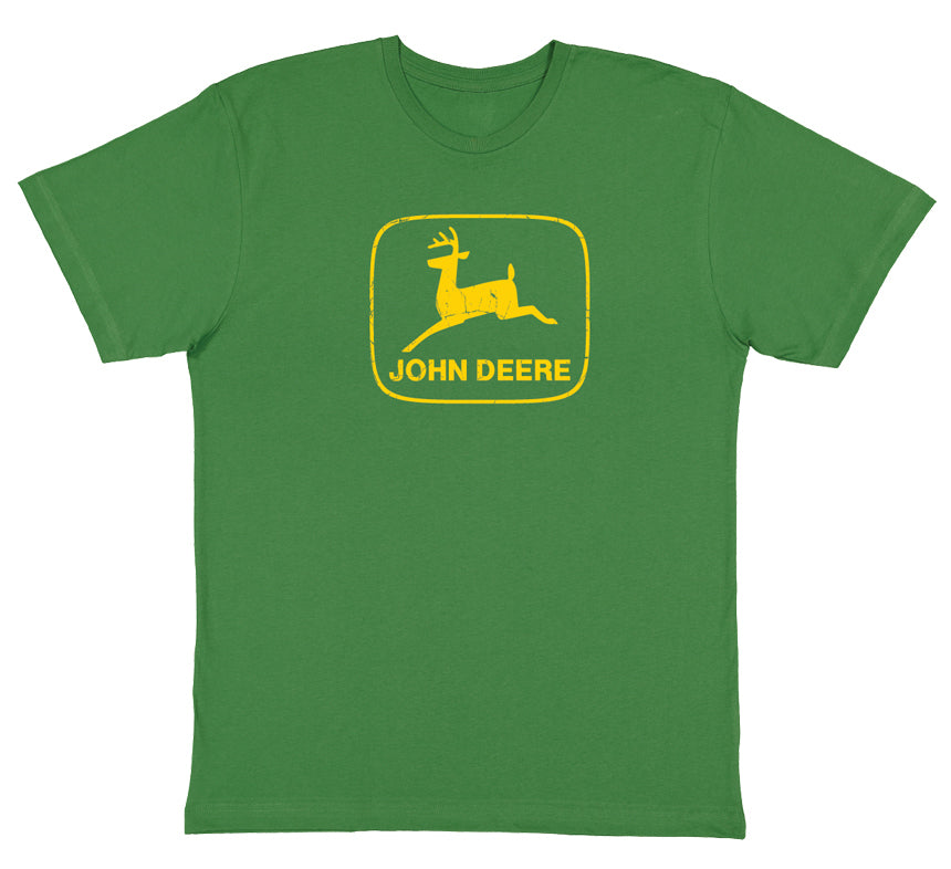 John Deere Mens JD Vintage Logo Tee (13002182GR) Green 