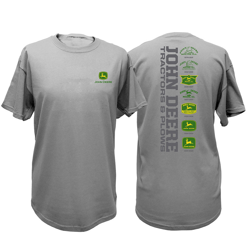 John Deere Mens JD Logo Tee (13001701OX) Oxford Grey 