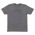 John Deere Mens JD Embossed Logo Tee (13005784CH) Charcoal 